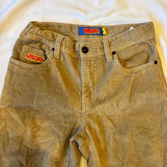 Empyre Boys Corduroy Pants | Tan Beige | Size 25 | Skate Streetwear | EUC - Picture 1 of 8